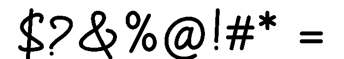 Alovoss Font OTHER CHARS