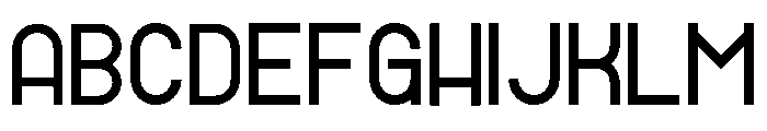 Alpha Display Font UPPERCASE