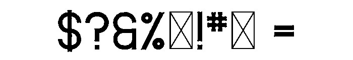 Alpha Organic Font OTHER CHARS