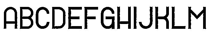 Alpha Organic Font UPPERCASE