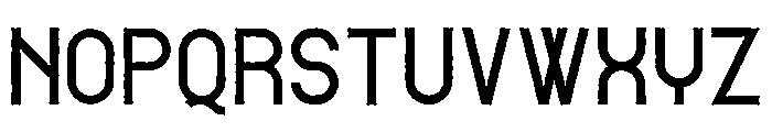 Alpha Organic Font UPPERCASE