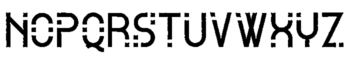 Alpha Organic Font LOWERCASE