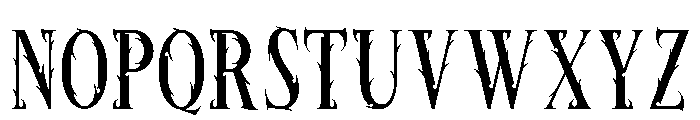 Alpha Spike Regular Font UPPERCASE