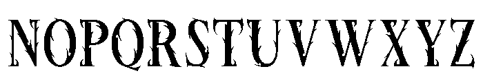 Alpha Spike Regular Font LOWERCASE