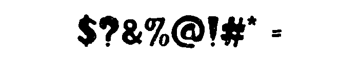 Alpha Twice Font OTHER CHARS