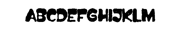 Alpha Twice Font UPPERCASE