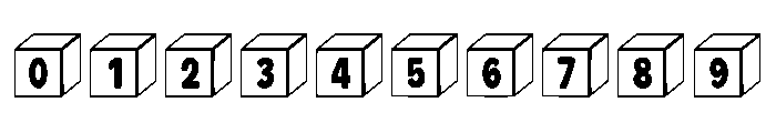 Alphabet Box Regular Font OTHER CHARS