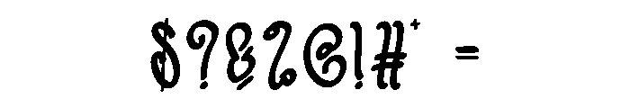 Alphabet Chapter Font OTHER CHARS