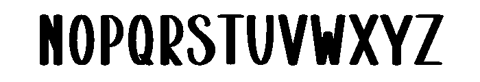 Alphabet Christmas Font LOWERCASE