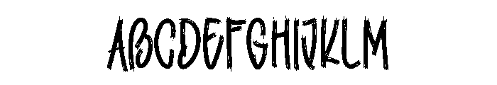 Alphabet Destine Font UPPERCASE