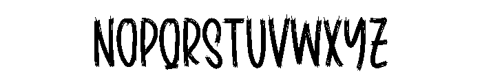 Alphabet Destine Font LOWERCASE