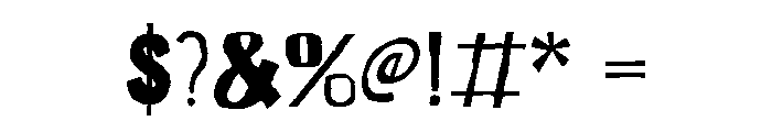 Alphabet Riot Font OTHER CHARS