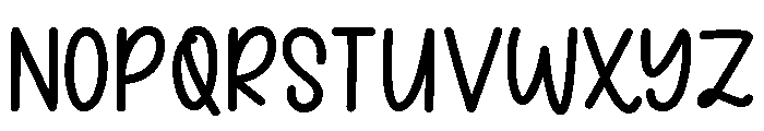 Alphabet Teacher Black Font UPPERCASE