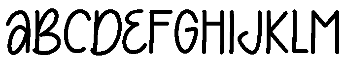 Alphabet Teacher Bold Font UPPERCASE