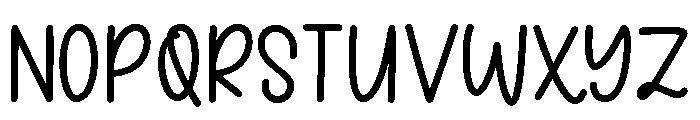 Alphabet Teacher Bold Font UPPERCASE