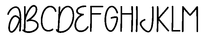 Alphabet Teacher Regular Font UPPERCASE