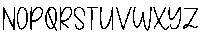 Alphabet Teacher Regular Font UPPERCASE