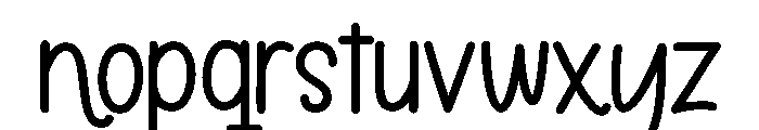 AlphabetTeacher-Bold Font LOWERCASE