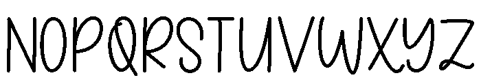 AlphabetTeacher-Regular Font UPPERCASE