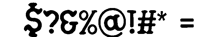 Alpine_Spirit Font OTHER CHARS