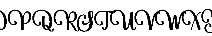 Alpukad Font UPPERCASE