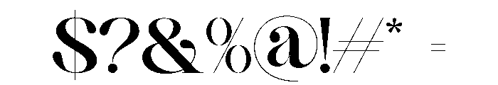 Alqest Font OTHER CHARS