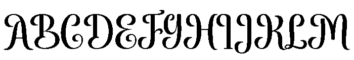 Alright Honey Font UPPERCASE