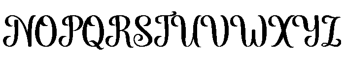 Alright Honey Font UPPERCASE