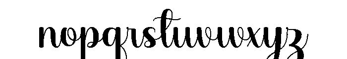 Alright Honey Font LOWERCASE