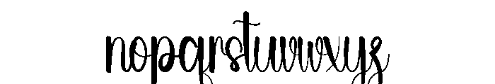Alright Summer Font LOWERCASE