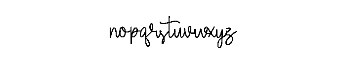 Alrights Beauty Font LOWERCASE