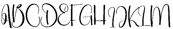 Alrights Birthday Font UPPERCASE