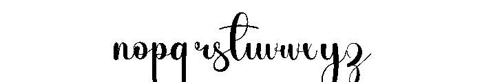 Alrights Birthday Font LOWERCASE