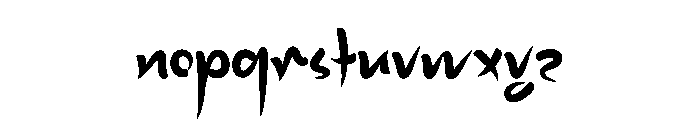 Alrights Broughty Font LOWERCASE
