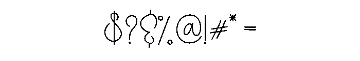 Alrights Font OTHER CHARS