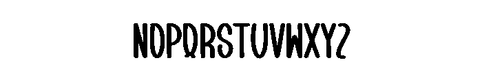 Alrighty Beach Font LOWERCASE
