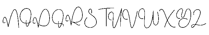 Alrighty Britany Font UPPERCASE