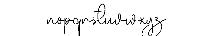 Alrighty Britany Font LOWERCASE