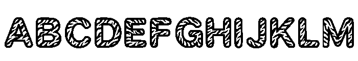 Alsha Regular Font UPPERCASE