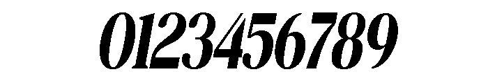 Altaries Condensed Slant Font OTHER CHARS