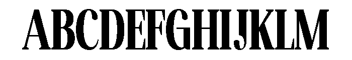 Altaries Condensed Font UPPERCASE