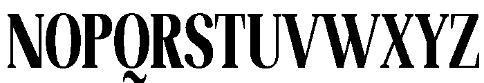 Altaries Condensed Font UPPERCASE