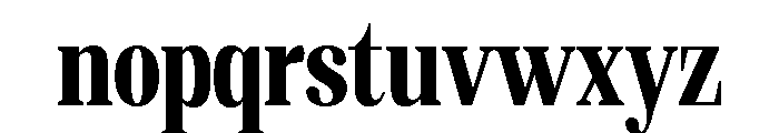 Altaries Condensed Font LOWERCASE