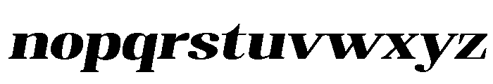Altaries Expanded Slant Font LOWERCASE
