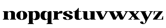 Altaries Expanded Font LOWERCASE