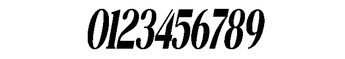 Altaries Extra Condensed Slant Font OTHER CHARS