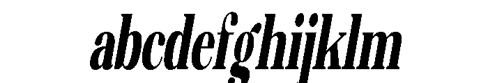 Altaries Extra Condensed Slant FONT