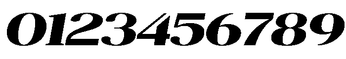 Altaries Extra Expanded Slant Font OTHER CHARS