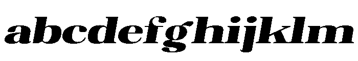 Altaries Extra Expanded Slant FONT