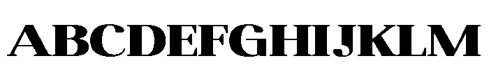 Altaries Extra Expanded Font UPPERCASE